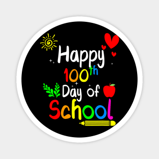 Happy 100Th Day Of School 100 Days Of School Teacher Magnet